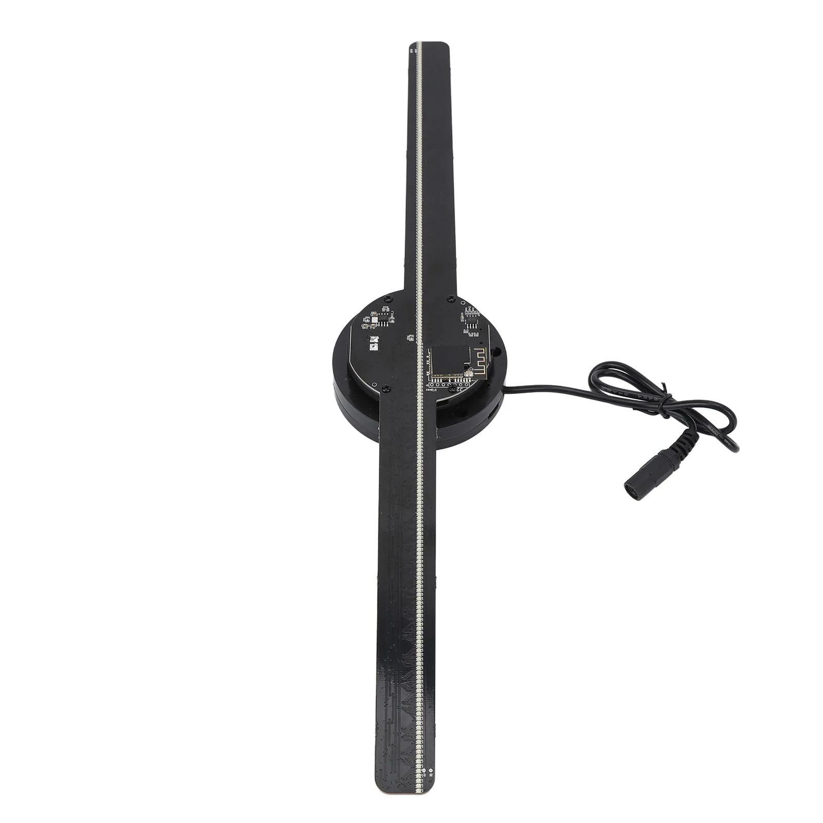 3D Hologram Fan 224 LED Light Beads 380*720P High Resolution 3D Advertising Player for Business Store Shop Bar