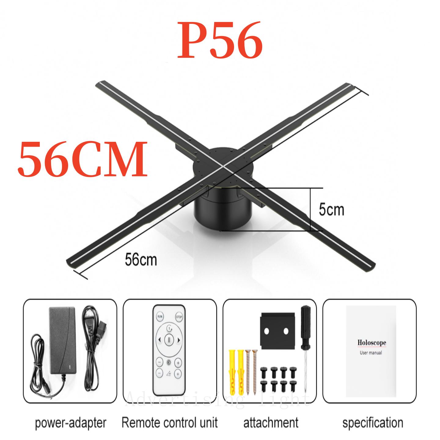 42-56cm 3D Holographic Projection Wifi Led Logo Holographic Light Player 3D Fan Holographic Advertising Lights vs Competitors: Which One Should You Choose?