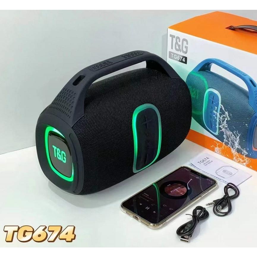 The Future of Technology: Exploring TG-674 Wireless Bluetooth High Quality Stereo Bass Waterproof BT Speaker LED RGB Light Portable Fabric Active Speaker FM Radio's Innovations