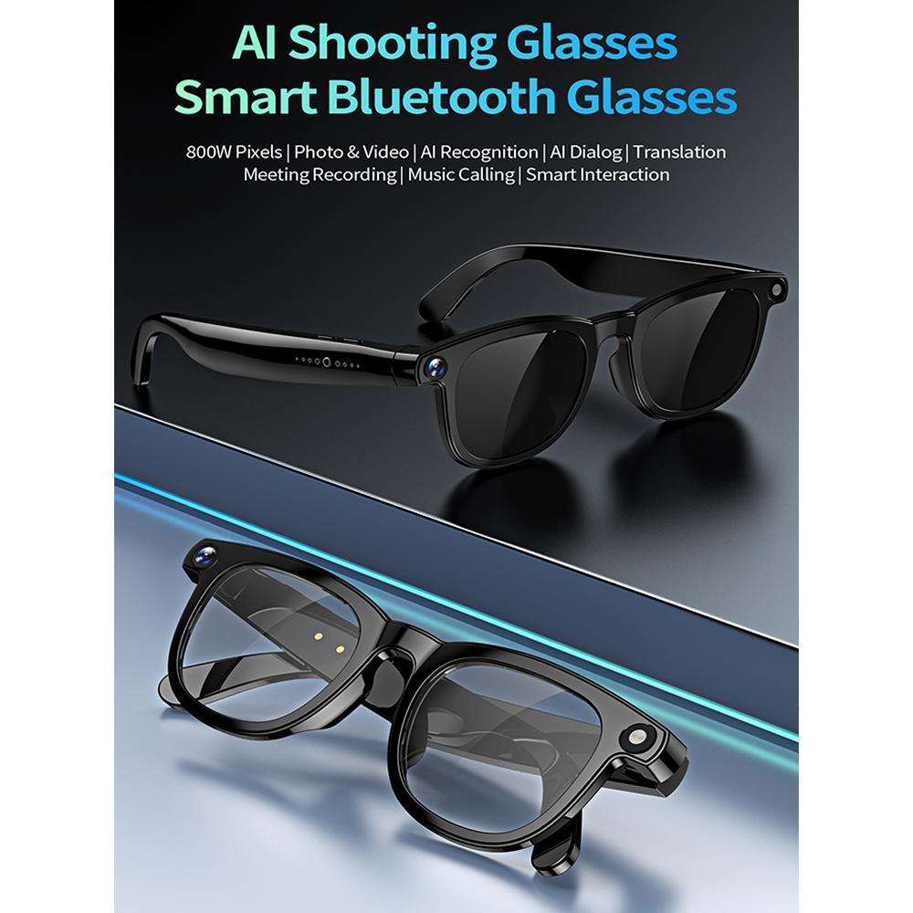AI Smart Glasses 800W Ultra Clear Camera Shootingand Recording Touch Sport Smart Sunglasses Bluetooth Call Video Music Player Phone Wearable Gradient Lenses - Image 3