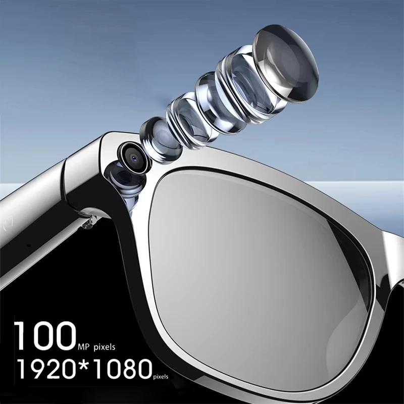 AI Smart Glasses GPT 4KHD 100mp Multifunctional Camera Chat Bluetooth Call Voice Assistant Music Player Smart Translation Hot Wearable - Image 2