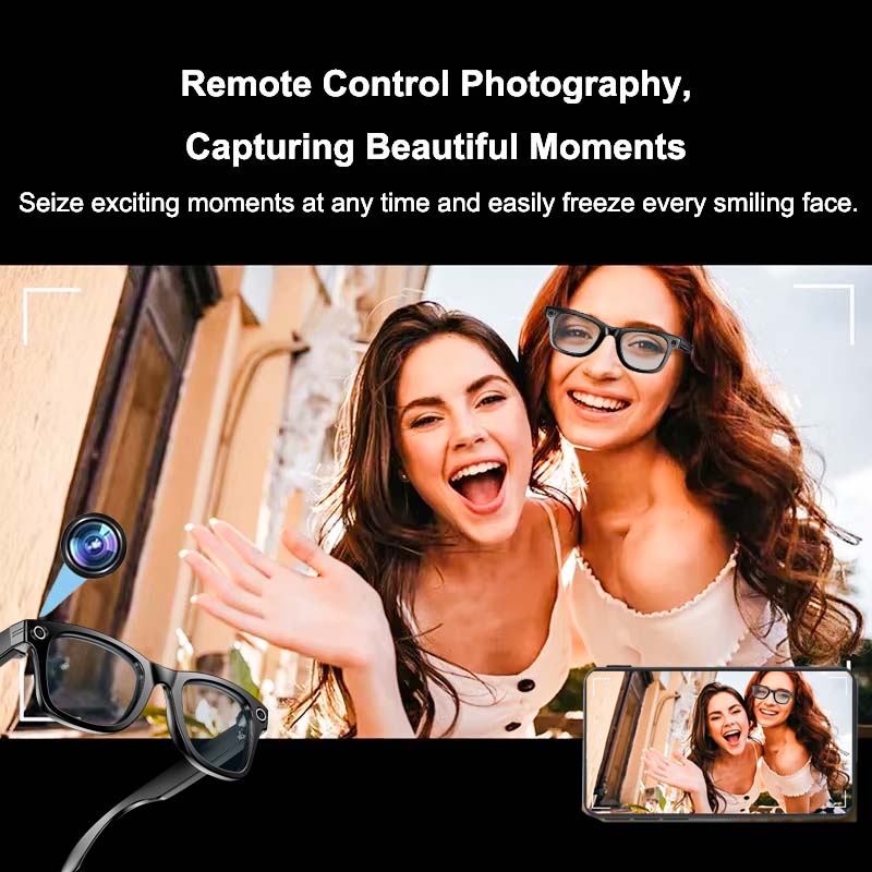 4K HD Smart Glasses AI GPT Camera BT&WIFI Call 270Mah Voice Assistant Simultaneous interpretation Identify Objects Smart Glasses Magnetic Memory Wearable - Image 3
