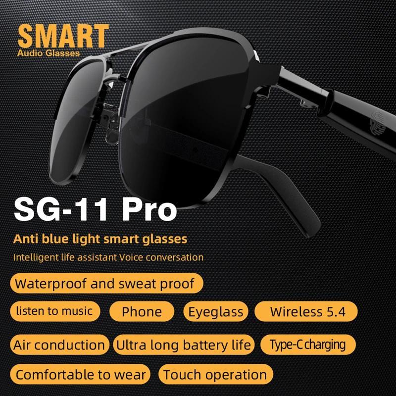 2025 New Smart Bluetooth Glasses Wireless Bone Conduction Music Glasses for Driving Running Cycling Long Battery Life Sweatproof Durable Phone Wearable - Image 4