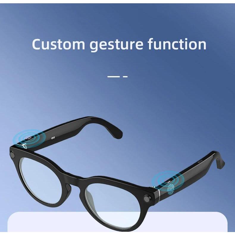 V03 AI Glasses Real Time Translation Multi-Language Chat  Music Call WiFi Upload Pictures Videos Smart Glasses with Camera Wearable Alcamera Sunglasses