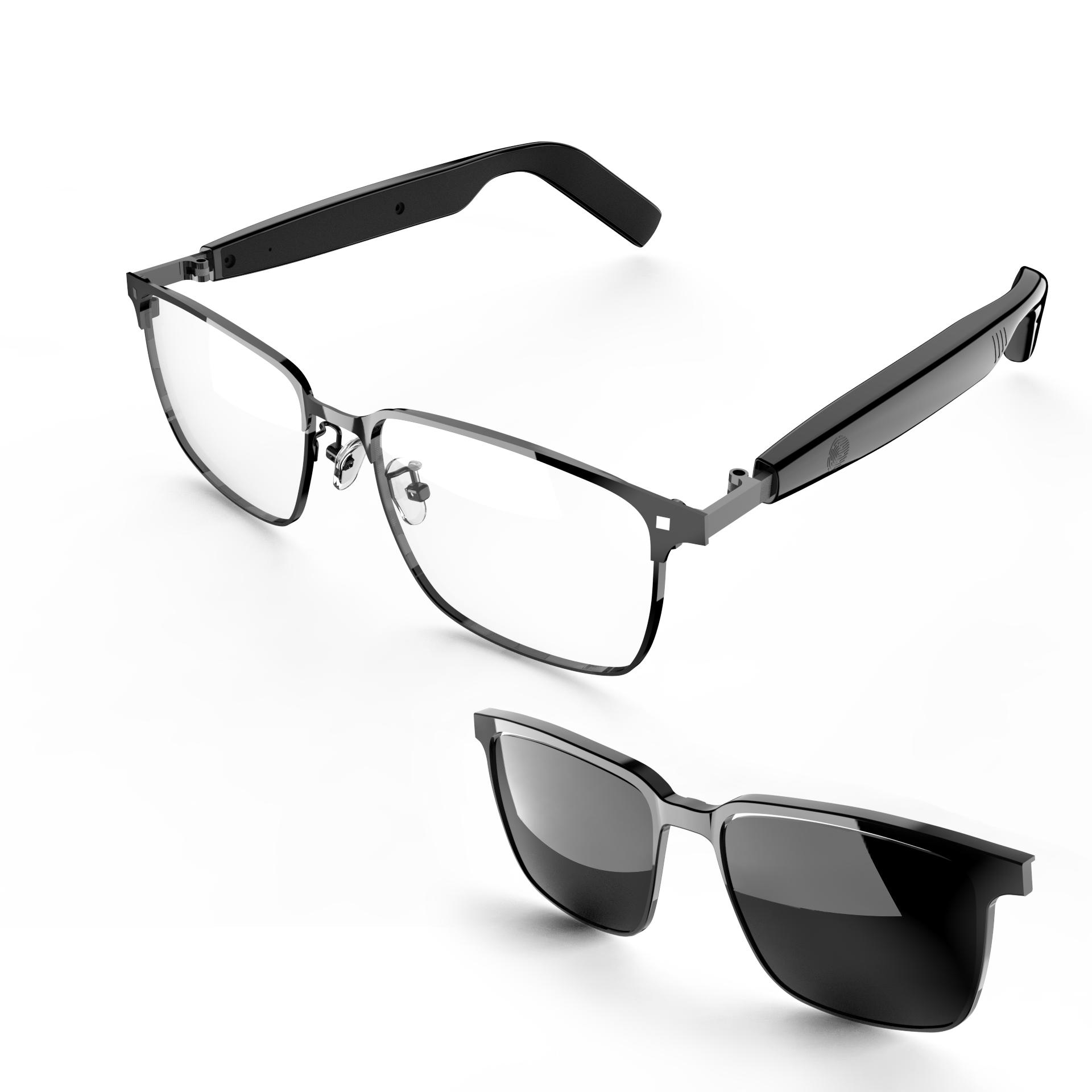 New SG-20 Pro Smart Glasses Wireless Call Music Playback Full Frame Sunglasses With Blue Light UV Protection Waterproof Glasses Bluetooth Metal