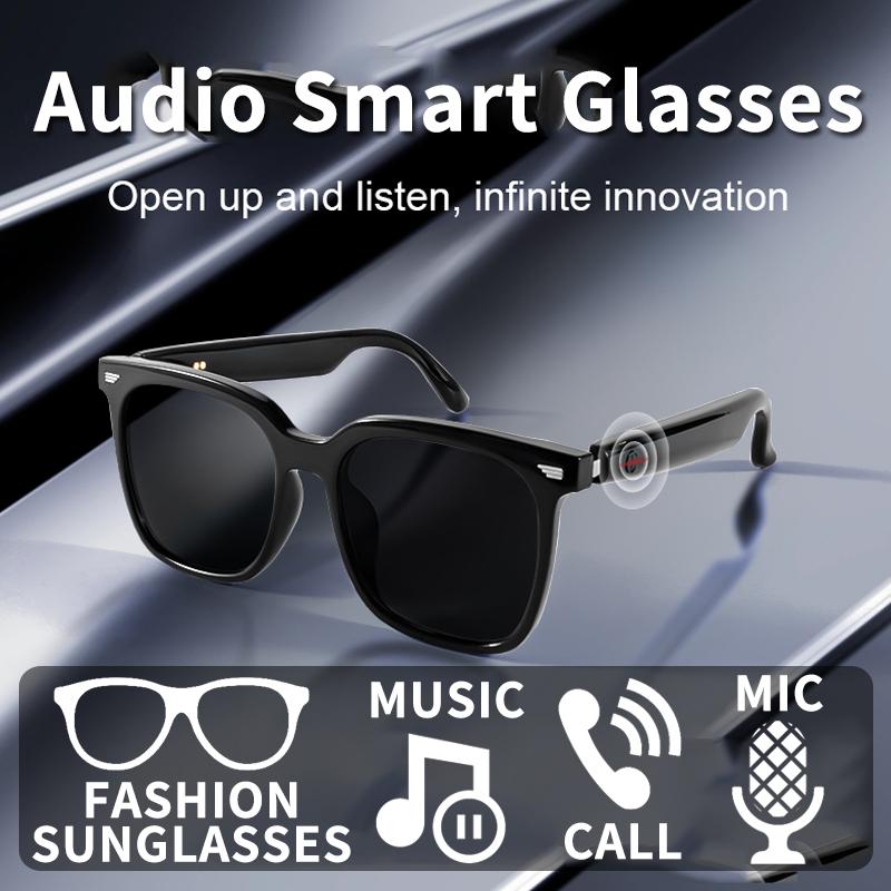 New smart bluetooth audio glasses to listen to music HD call anti-ultraviolet polarized lenses wear comfortable sunglasses