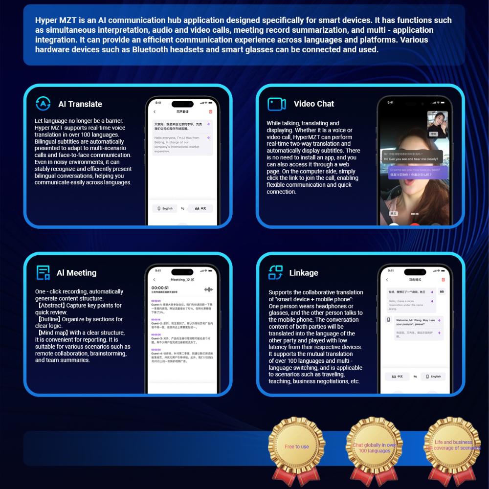 F18 smart glasses of AI Intelligent Translation Glasses Sunglasses Voice Remote Control Music Eyewear Waterproof Eyeglasses - Image 3