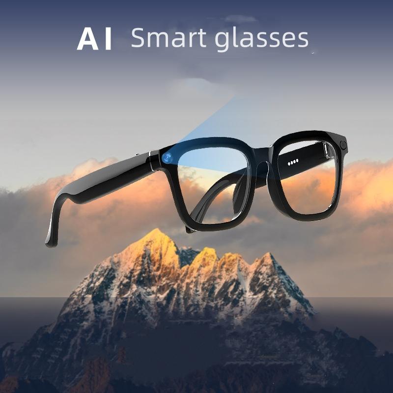 AI smart glasses for outdoor photography, anti-shake, video recording, object recognition, voice call translation and noise redu