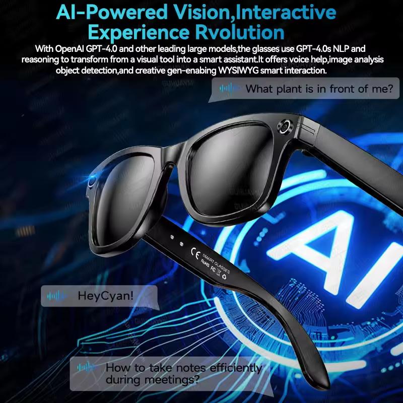 Unboxing and Review: The 800W Pixels AI Smart Glasses with Camera Sunglasses Video Recorder Take a photo Translation HD Call Anti-blue Glasses Man Women Experience