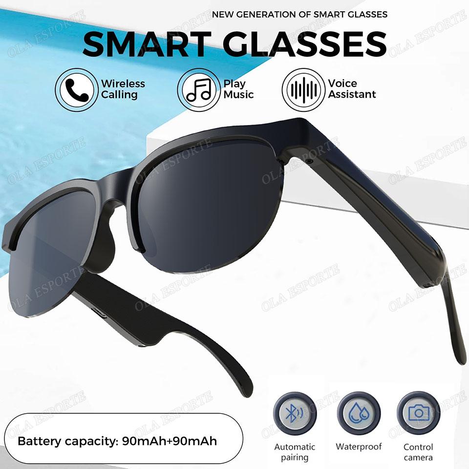 Unboxing and Review: The New Smart Glasses Translation Earphone BT Wireless Call Sunglasses Multi-function Outdoor Sports Stereo Headphones Smartglasses Experience