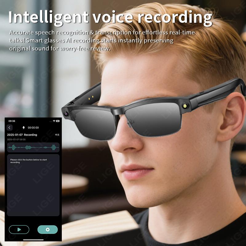 Expert Review: Is Smart Black Glasses with 8 Million Pixels, Video Recording, AI Photo Recognition, Answer Translation, 270mAh Battery, Latest Bluetooth Technology, Designed for New Usage Worth the Investment?