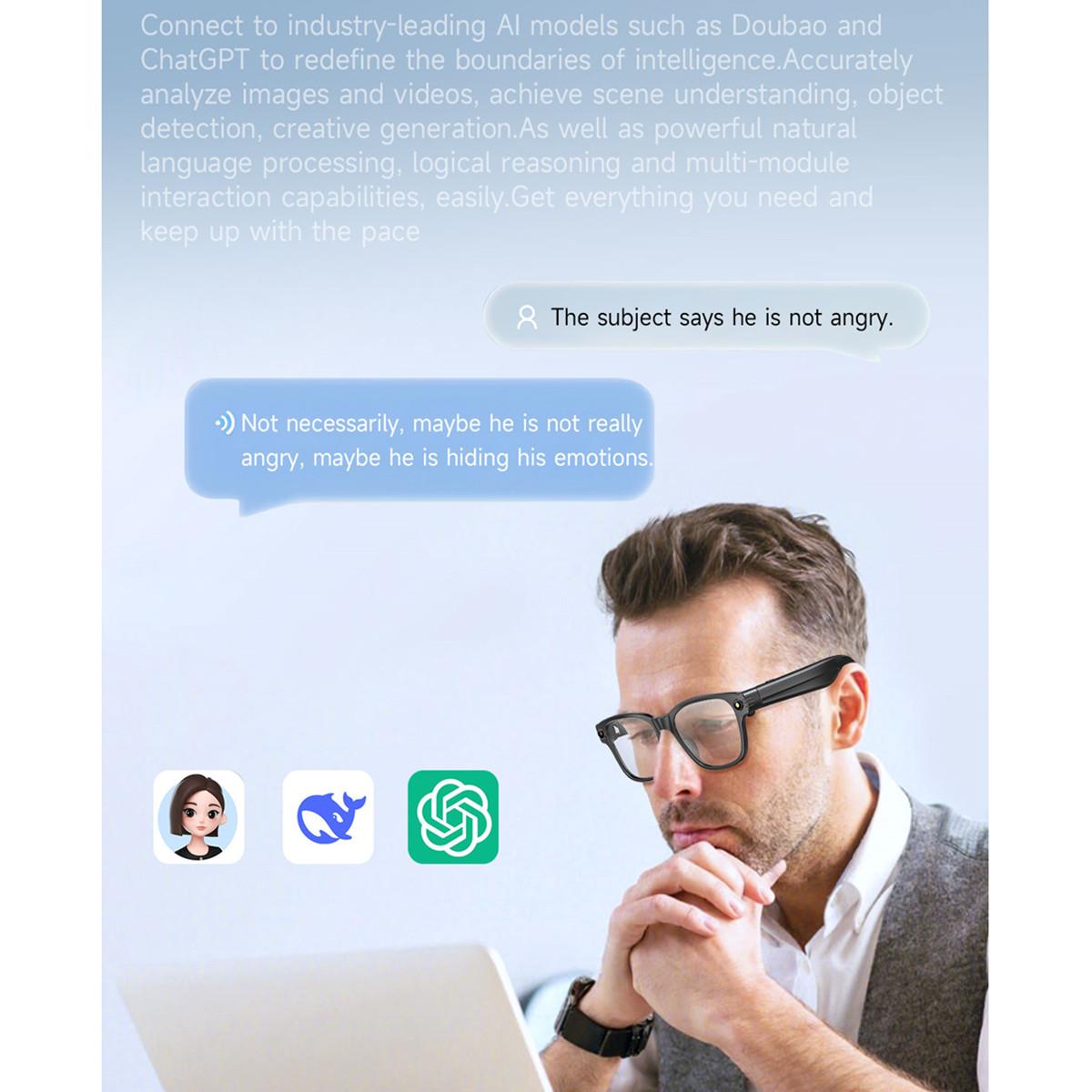 The Future of Technology: Exploring Smart Glasses with Video Camera Myopia Prescription 4GB 8MP Camera Anti Shake Video Shooting Object Recognition Smart Translate's Innovations