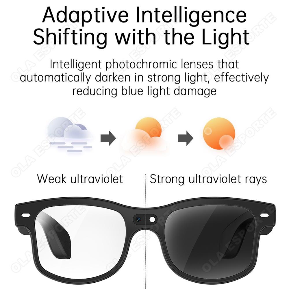 2026 New Smart Glasses with Camera Video Recording AI Photo Recognition Bluetooth Call Voice Translation Sunglasses Men Women