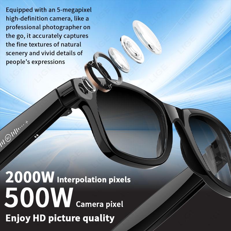 The Future of Technology: Exploring AI Smart Glasses 5 Million Pixels Recording Videos Photo Recognition Answer Translation 290mAh IP66 Waterproof Bluetooth Glasses's Innovations