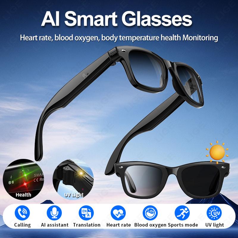The Ultimate Guide to New AI Smart Glasses Heart Rate Blood Oxygen Temperature Monitoring Glasses Translation Sunglasses Bluetooth Call Music Eyeglass: Everything You Need to Know