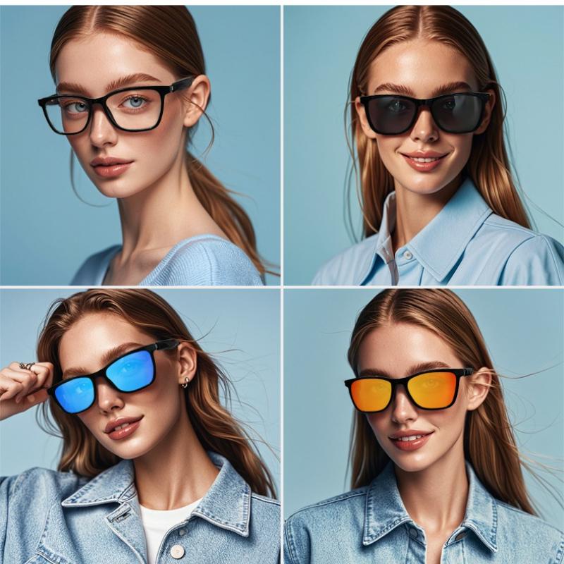 GS05 Smart Glasses Upgraded with Video Recording, AI Image Recognition, Bluetooth Call Interpretation, and Voice Assistant