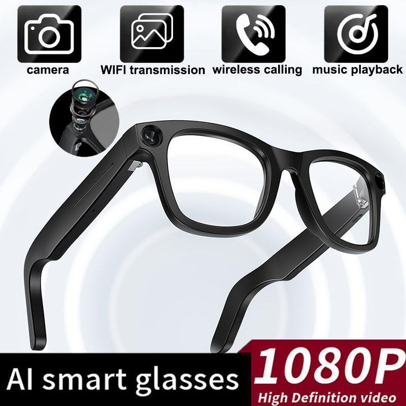 Unboxing and Review: The Smart Glasses Camera Sunglasses 800W AI Translator Recording Video Photo Wireless Bluetooth Touch Anti-blue Light Smart Glasses Experience