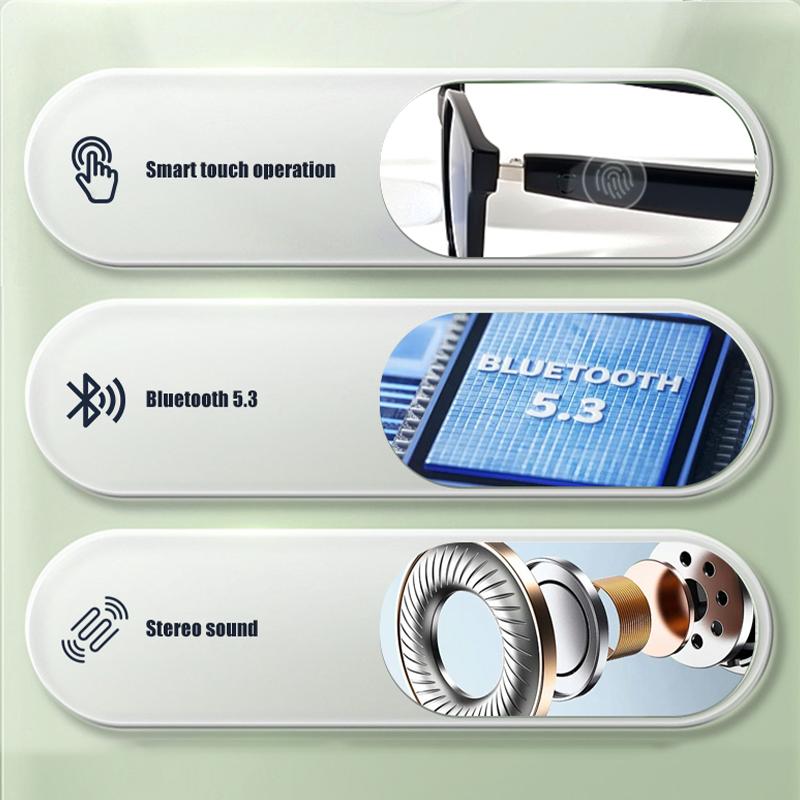 Discover the Revolutionary Features of LIGE Fashion AI Smart Bluetooth Glasses Voice Assistant Bluetooth Call Playing Music Men Women Smart Sunglasses Camera Control