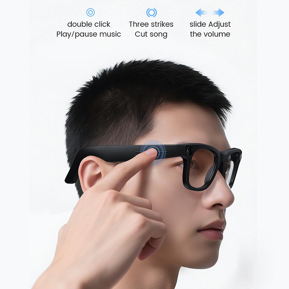 Unboxing and Review: The Electrochromic AI Photography Glasses 4-Speed Adjustment Real Time Translation Anti Shake shooting AI Interaction Smart Glasses Experience