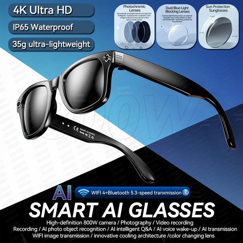 Real User Stories: How AI Ultra HD Glasses, New 4K, For Men, IP65 Waterproof, Voice Assistant, AI Delivery, 800W Camera, Bluetooth Calling, Smart Glasses, 2025 Changed Their Lives