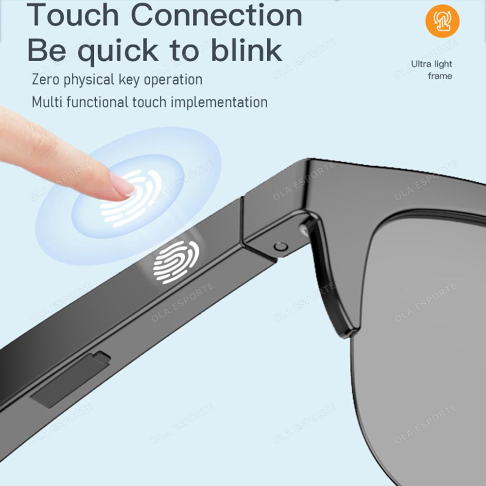 2025 New F06/7/8 New Arrival Smart Glasses With Wireless Bluetooth Earphones and Anti-glare Audio Sunglasses TWS Earphones Hot