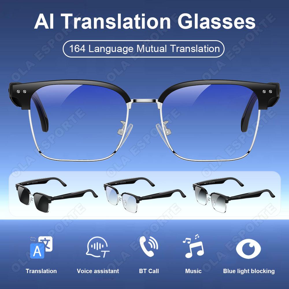 How Fashion Smart Glasses Bluetooth call Voice Assistant Music Playback AI Intelligent Translation Glasses 170mAh Long Battery Life Can Transform Your Daily Routine