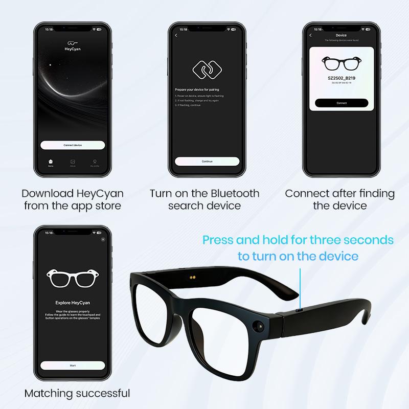AI Smart Glasses 800W HD Bluetooth Camera 1080P Video Recording Sunglasses Real-Time Translation for Android iOS vs Competitors: Which One Should You Choose?