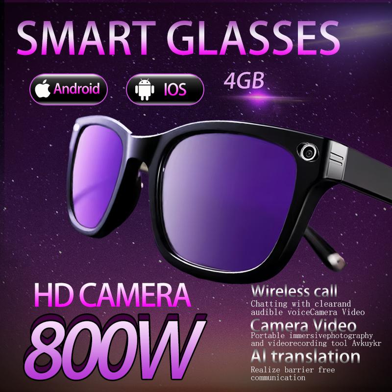 Why 800W AI Smart Camera Sunglasses  Translation Voice Control WiFi Bluetooth HD1080P Shooting Intelligent Glasses For Android IOS is Changing the Game in 2024