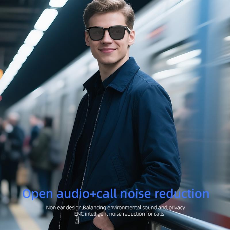 AI Smart Camera Glasses 500W HD 1080P Camera Smart Voice Assistant Dialogue Built-In Large Model Support