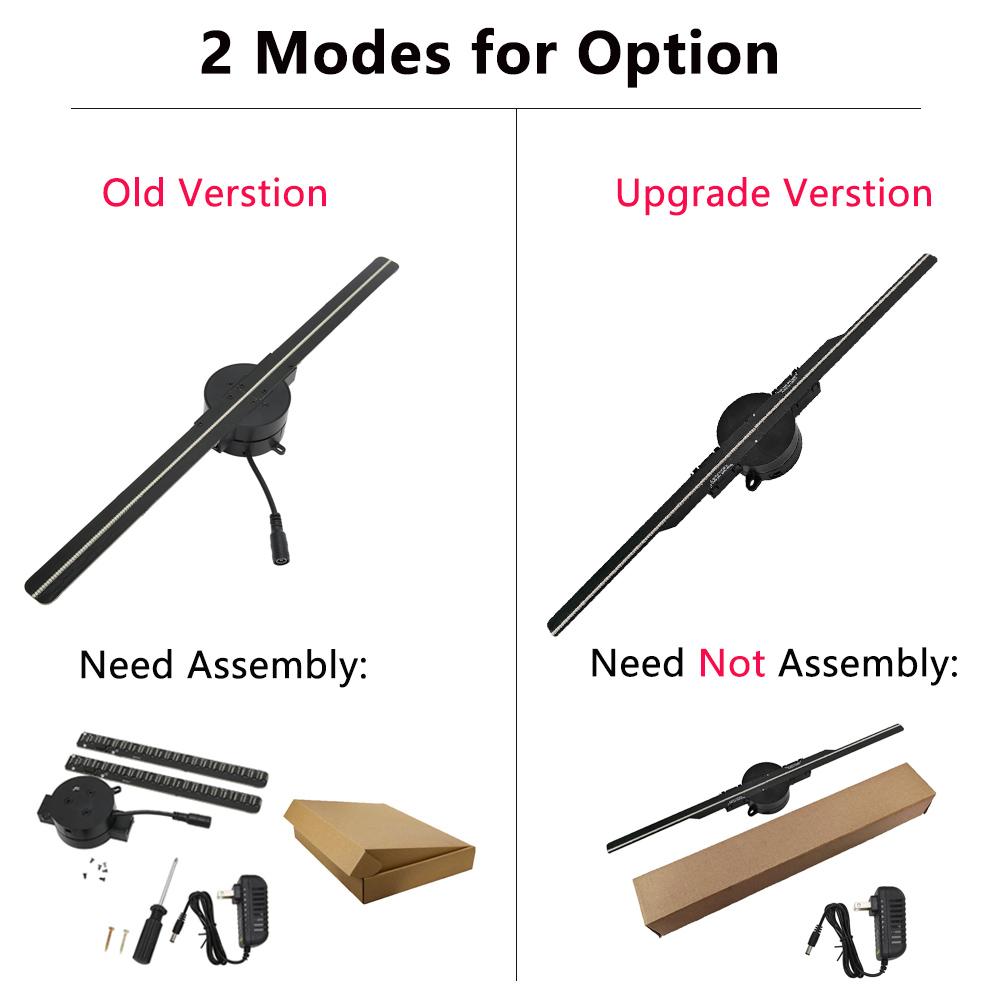 3D Hologram Fan 42CM WiFi 3D Holographic Projector Advertising Display Light HD Holographic Projector for Stores Bars Party Xmas - Image 5