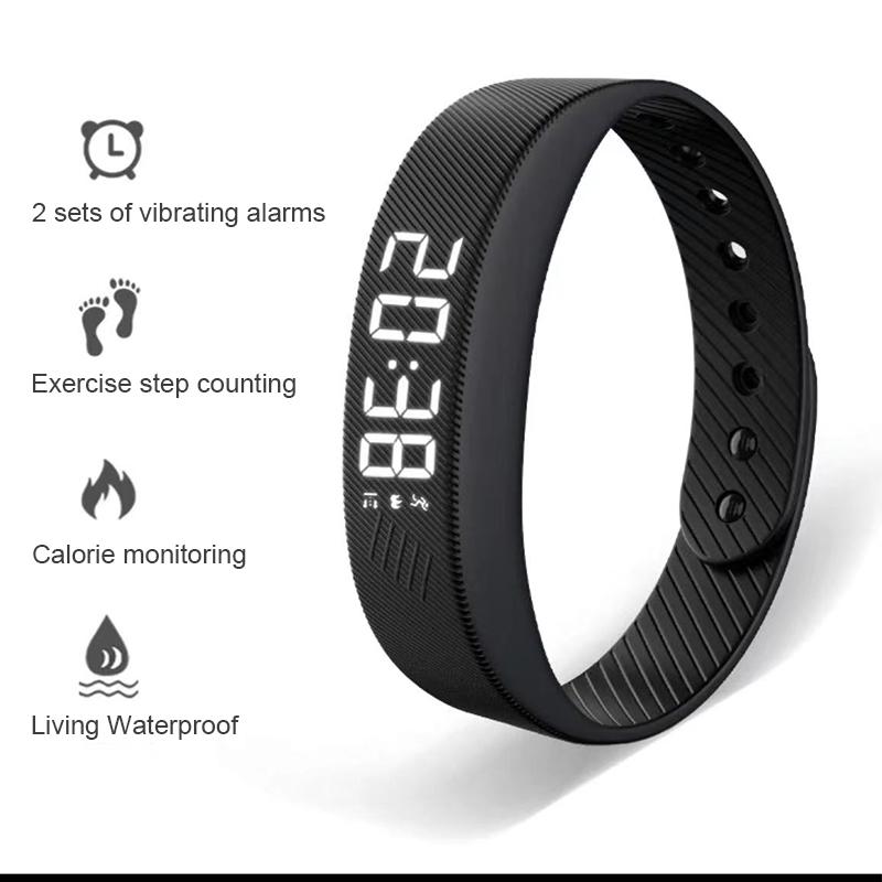 Smart Bracelet LED Digital Waterproof Smart Clock Smartband With running pedometer Monitor Smart Band Vibration Alarm Reminder vs Competitors: Which One Should You Choose?