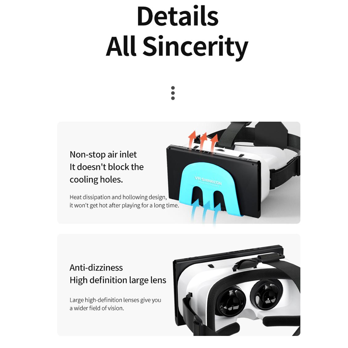 Discover the Revolutionary Features of G11 VR Shinecon For Nintendo Switch & OLED 3D Virtual Reality VR Glasses Headset Devices Helmet Lense Goggles Gaming Accessories